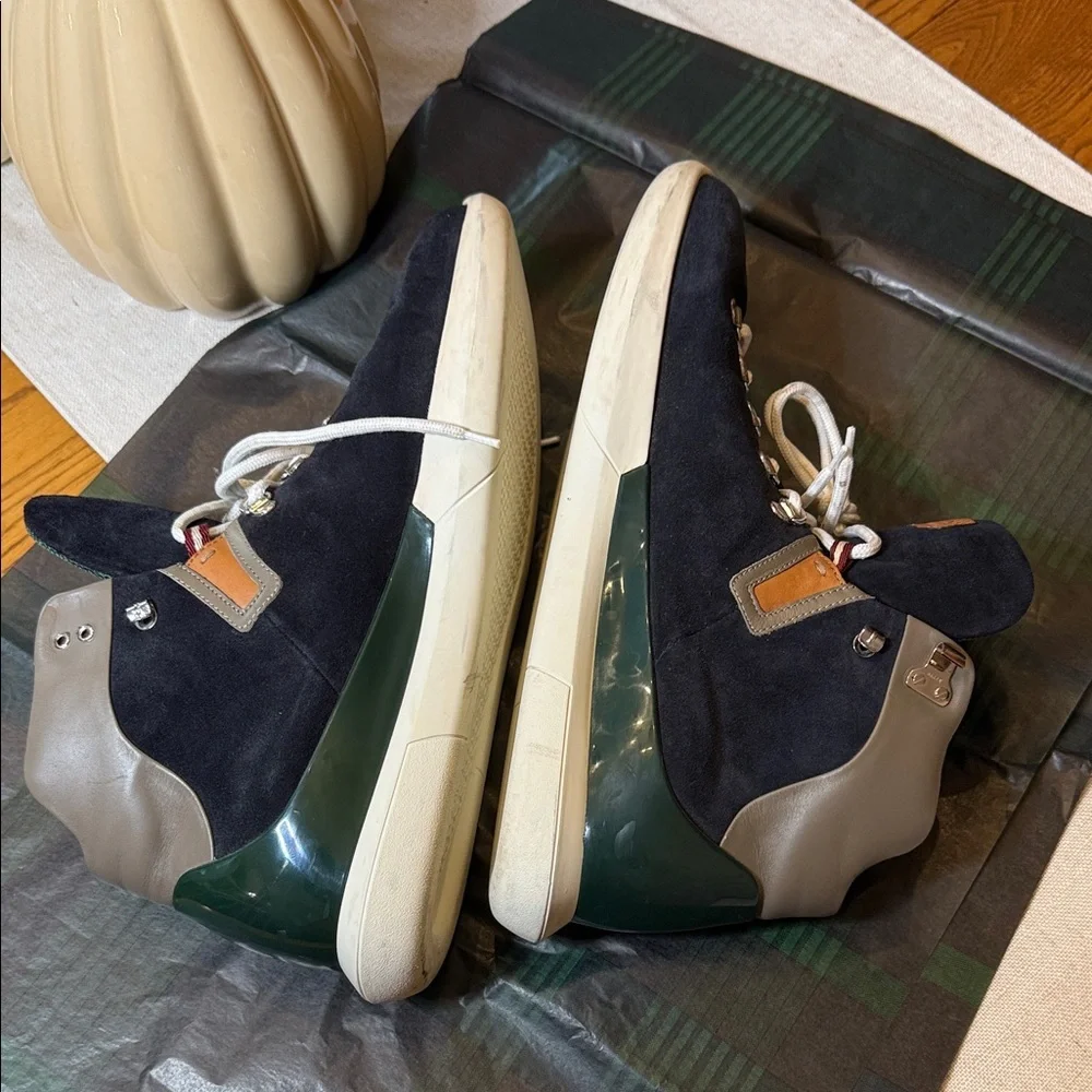 Bally Avyd Men's Navy High-Top Sneakers - Picture 10 of 12